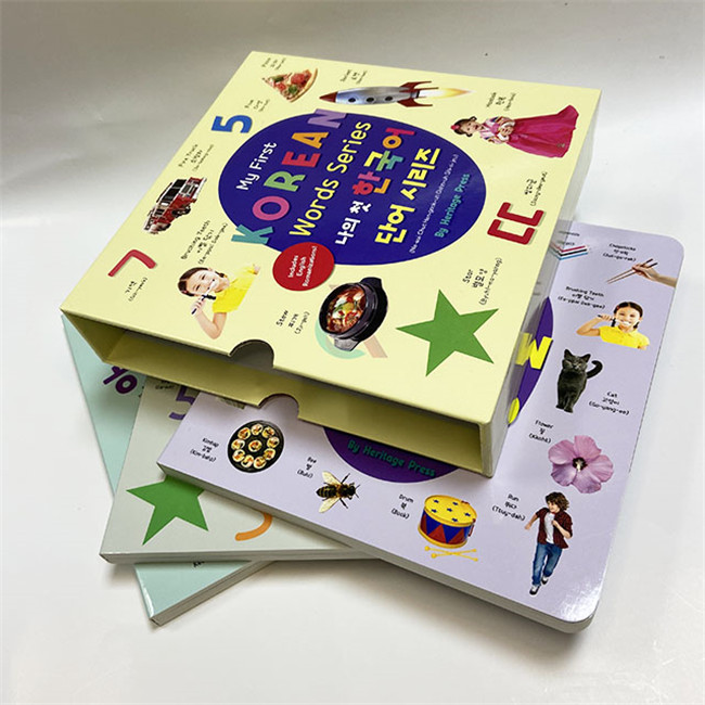 Children Kids Board Book Box Set ບໍລິການພິມ